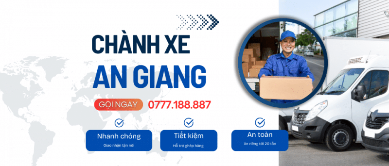 Tìm nhà xe gửi hàng đi An Giang? Dịch vụ chành xe Long Xuyên, Châu Đốc, Tân Châu, Chợ Mới từ Sài Gòn với lịch trình cố định, giao hàng nhanh, giá rẻ. Gọi ngay!