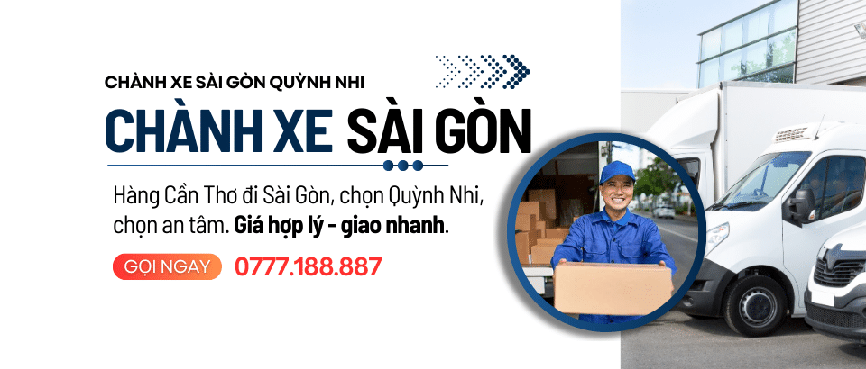 Cần gửi hàng từ Cần Thơ đi Sài Gòn? Chành xe Cần Thơ Sài Gòn của chúng tôi đảm bảo xe về Sài Gòn nhanh, giao hàng đúng hẹn trong ngày. Liên hệ ngay để nhận báo giá tốt nhất!